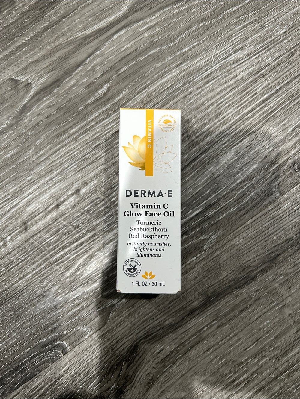 Derma E Vitamin C Glow Face Oil - Yellow Nourishing Facial Oil